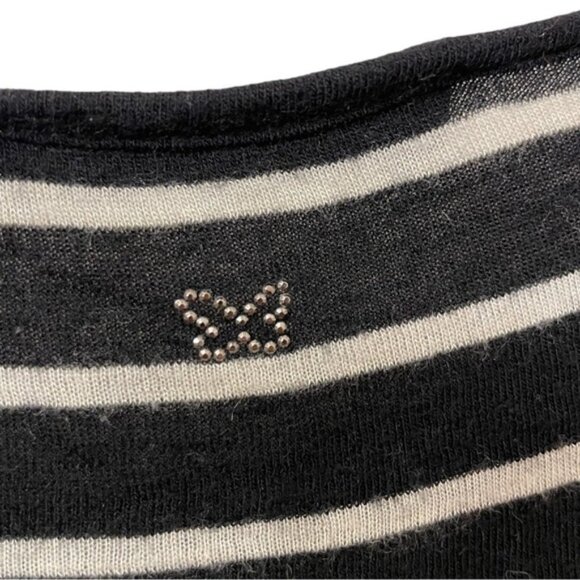 Maxmara Weekend striped long sleeve wool blend top - Picture 4 of 7